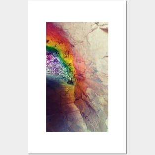 Hidden Rainbow in a Cave Posters and Art